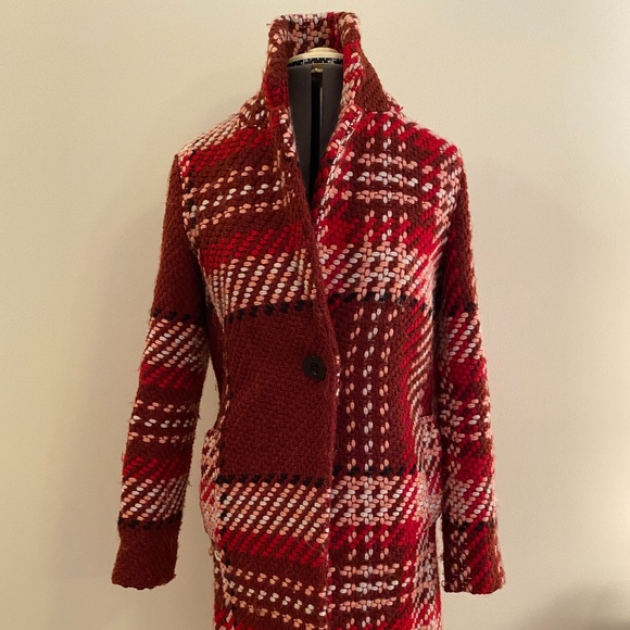 Express Knit Coat With Lapel Collar - Picture 1 of 4